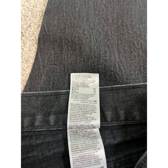 Vtg Banana Republic Mens Straight-Fit Black Denim Jeans Size 35x32 - Picture 9 of 13